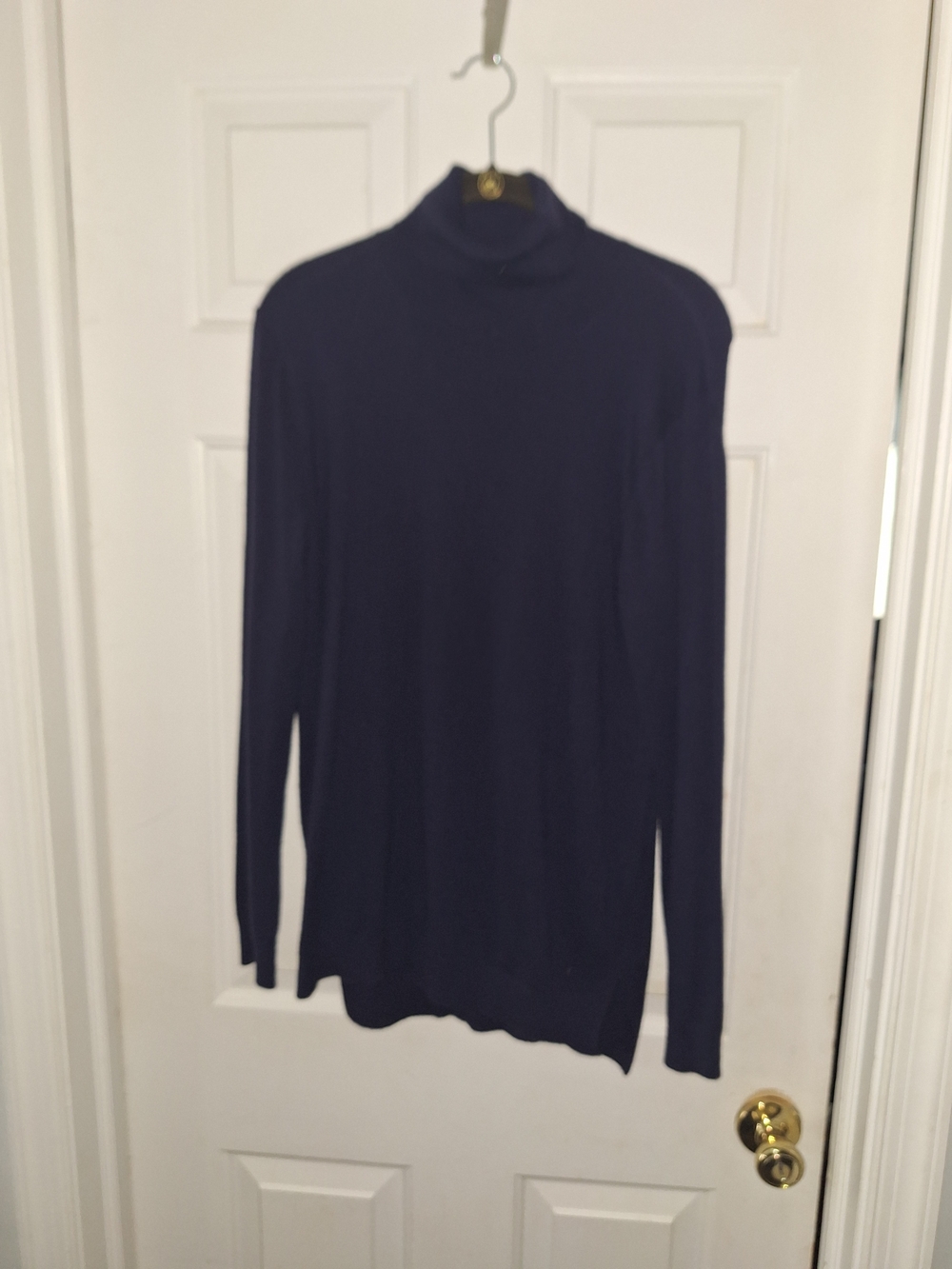 Gap Womens Navy Turtleneck Sweater - Med. Classic Comfort